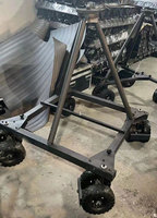 10m Kamera kran Jimmy Jib Verwenden Sie 8 Wheels Dolly