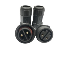 Connecteur circulaire électrique M25 IP67, 2/3/4 broches, mâle/femelle, pour éclairage LED, étanche, installation par vis, 25A, en laiton