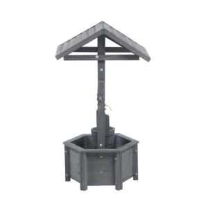 Fontaine à souhaits <span class=keywords><strong>en</strong></span> <span class=keywords><strong>bois</strong></span> d'extérieur, jardinière avec seau à fleurs suspendu, fontaine à souhaits <span class=keywords><strong>en</strong></span> <span class=keywords><strong>bois</strong></span>, jardinière - Product Image 6
