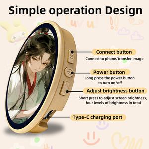 Tarjeta Electrónica con Control Táctil, Compartir con un Clic, Eliminar Imagen con un Deslizamiento, Ideal para Convenciones de <span class=keywords><strong>C</strong></span>ómics y Salidas Urbanas - Product Image 3