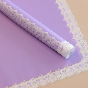 Papel de Envolver para Ramos de Flores, Decorativo, con Borde de Seda, Impermeable, Mate, con Flecos, Nuevo - Product Image 4