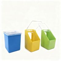Nouveau fournisseur chinois de mangeoires à pigeons en plastique avec couleur personnalisée et options multi-trous