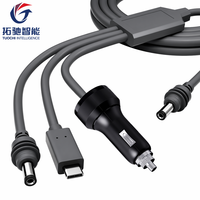 Cable 3 en 1 Premium para Starlink Mini, 10 Pies/3 Metros, USB-C DC, Cable de Alimentación Impermeable y Adaptador para Encendedor de Cigarrillos, Accesorios para Starlink Mini