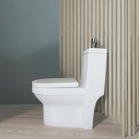 Ensemble WC et Lavabo Combiné Céramique Chic Luxe Économique avec Vasque sur Toilettes