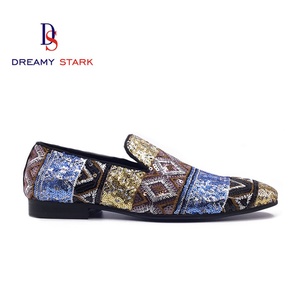 Chaussures habillées et Richelieu pour hommes en cuir véritable, faites main, de haute qualité, avec motif diamant DIY, logo personnalisé, marque originale, style Bohème - Product Image 3