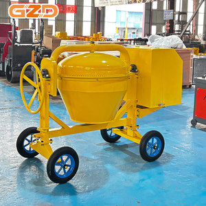 Betoniera Mobile GZD Piccola da 350L, 500L, 700 Litri, Mini, Diesel, Benzina, Elettrica con Motore per Uso Domestico e Edile - Product Image 5