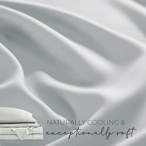 Bộ Ga Trải Giường 100% (Từ Tre) Không Gian Thoải Mái Tấm Làm Mát Thoáng Khí Với 15 Túi Sâu Bộ Ga Trải Giường Ấm Cúng Tất Cả Các Mùa - Product Image 5