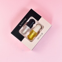 Ensemble de gloss repulpant pour les lèvres sans logo, vegan et fruité, Derol, gloss repulpant pour les lèvres, marque privée, gloss repulpant pour les lèvres en capsule