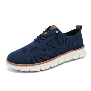 Chaussures de course légères et tendance à lacets pour hommes, décontractées et sportives, avec empeigne respirante en maille, amortissantes et imperméables - Product Image 5