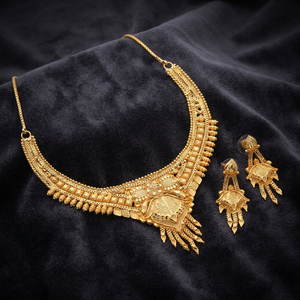 Gold Plated Forming Necklaces Special Occasion & Traditional Fashion Jewelry for Women <b>Copper</b>& Brass Chapado En Oro Oro Laminado - Product Image 1