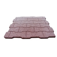 Tuiles en caoutchouc hexagonales antidérapantes les plus vendues pour l'extérieur, moule hexagonal pour l'extérieur
