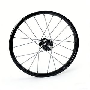 Llanta de <span class=keywords><strong>Bicicleta</strong></span> para Niños con Freno V de Aleación de Acero de Alta Resistencia, Delantera/Trasera, para Neumático Clincher, 12/14/<span class=keywords><strong>16</strong></span>/18/20/22/24/26 Pulgadas, 20 Radios, 20mm de Profundidad de Llanta - Product Image 5