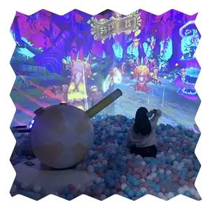Sistem proyeksi lantai interaktif, uji coba gratis. Layar sentuh, hologram 3d, proyeksi olahraga interaktif permainan Dinding