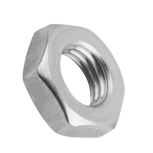 Tuerca Hexagonal Baja K0700 DIN439 ISO4035 M24 Rosca Derecha SW36 A2 Acero Inoxidable Brillante para Montaje de Maquinaria - Product Image 6