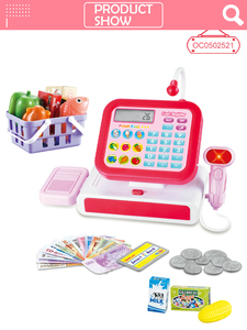 Smart <span class=keywords><strong>registratore</strong></span> <span class=keywords><strong>di</strong></span> <span class=keywords><strong>cassa</strong></span> finta play supermercato giocattoli per bambini set a casa - Product Image 2
