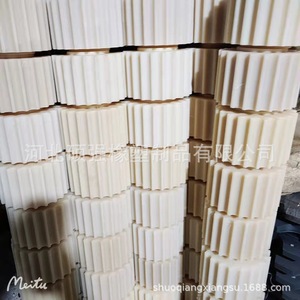 ผลิตภัณฑ์ไนลอน รอกไนลอน 100 มม. สีปรับแต่งได้ ชิ้นส่วนพลาสติกสำหรับใช้ในอุตสาหกรรม - Product Image 1