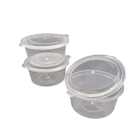 Bols de traiteur en plastique épais, jetables et réutilisables, sans BPA, compatibles micro-ondes, recyclables, avec couvercle, robustes, fourniture directe usine