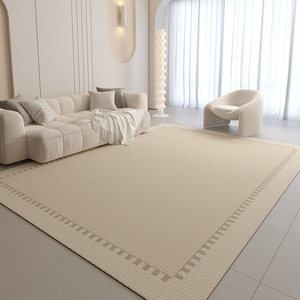 Alfombra Rectangular Moderna <span class=keywords><strong>Misia</strong></span> Nile, Alfombra de Terciopelo Cristalizado con Rayas, Decoración para Sala de Estar, Color Madera de Arce Cálido - Product Image 2