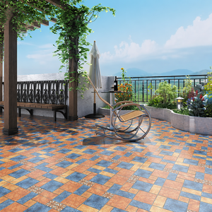 Baldosas de Cerámica para Patio, Estilo Campestre Chino, Antideslizantes, Mate, 500x500 600x600, para Jardín y <span class=keywords><strong>Terraza</strong></span> - Product Image 3