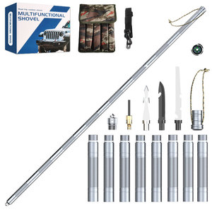 Bastón de Senderismo Multifuncional de Aleación de Aluminio para Exteriores, Táctico y Portátil con Puntas Desmontables para Uso en Vehículos - Product Image 1