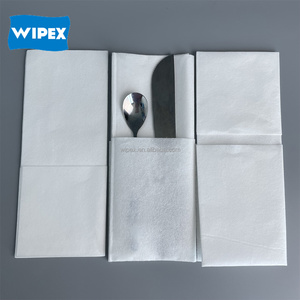Paquete de servilletas Airlaid ecológicas, toallas de papel tisú para invitados, servilleta de tacto de lino con estampado de logotipo - Product Image 3