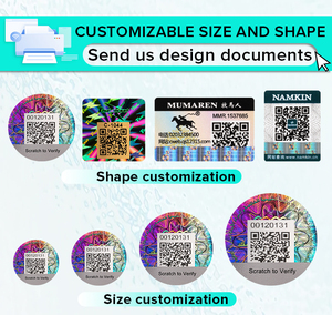 QR Code <strong>Stickers</strong> Label Roll Anti-Counterfeiting Label Sheet Packaging Unique Sequential Serial Number <strong>Sticker</strong> - Product Image 4