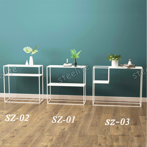 4 TIER DISPLAY/BOOK/STORAGE <strong>SHELF</strong> <strong>UNIT</strong> <strong>WHITE</strong>/BLACK/GOLD Bookcases - Product Image 6