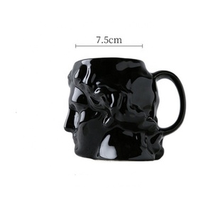 Sculpture romaine <span class=keywords><strong>espagnole</strong></span> Statue eau tasse à café en céramique vert foncé David Statue tasse à dessert - Product Image 5