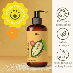 Huile de sésame 100% pure pressée à froid, huile de massage pour le corps, pénétration profonde, effet chauffant pour la peau, les cheveux, fabrication de <span class=keywords><strong>savon</strong></span>, base pour cosmétiques DIY - Product Image 3