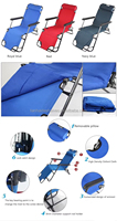 Chaises de relaxation multifonctionnelles réglables et portables, lit pliant de voyage, chaise de camping, chaise de jardin, chaise de plage, chaise zéro gravité