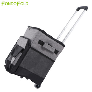 Xe Đẩy Đá Gấp Gọn Cách Nhiệt Chống Nước Cắm Trại Dã Ngoại Chống Rò Rỉ Sức Chứa Lớn Túi Làm Mát Có Bánh Xe - Product Image 3