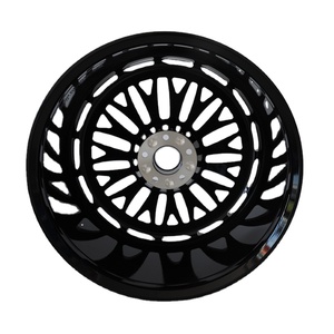 PCD 5x120mm forgiatura su misura ruote in alluminio lucido nero pittura <span class=keywords><strong>cerchi</strong></span> ruota realizzati in alta qualità e Design personalizzato cerchio - Product Image 1