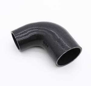 Tuyau de suralimentation en silicone pour <span class=keywords><strong>intercooler</strong></span> Turbo pour AUDI S3 TT SEAT LEON <span class=keywords><strong>CUPRA</strong></span> R 1.8T NOIR VA0054 Pièces automobiles - Product Image 1