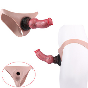 FAAK Fantasy Dog Knot Prolongateur de pénis 6.33in en silicone médical, améliorateur masculin portable, sensation réaliste, jouet de plaisir pour hommes 1 - Product Image 1