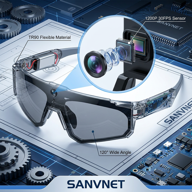 SNT SOLIS POV Cycling Smart Glasses 8MP Camera Video Recording Music Player Polarized Lenses Smart Glasses AI Translation 2026