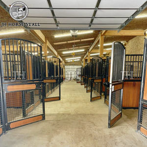 Personnalisé Permanent Bambou En Bois Cheval Équestre Équipement Portes Boîte Panneaux Avant Écuries Chevaux Cloisons Coulissantes - Product Image 3
