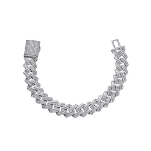 Pulsera de Cadena Gruesa Exagerada, Joyería de Pulsera de Pareja Personalizada de Moda Hip-hop, Collar de Moda Tanjing Lijing - Product Image 5