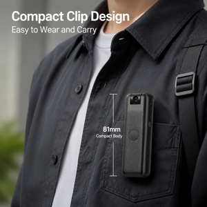 Portable Mini Pocket Clip-on Camera HD Video Audio Recording Wearable for Personal Security Use Night Vision CMOS <b>Memory</b> <b>Card</b> - Product Image 3