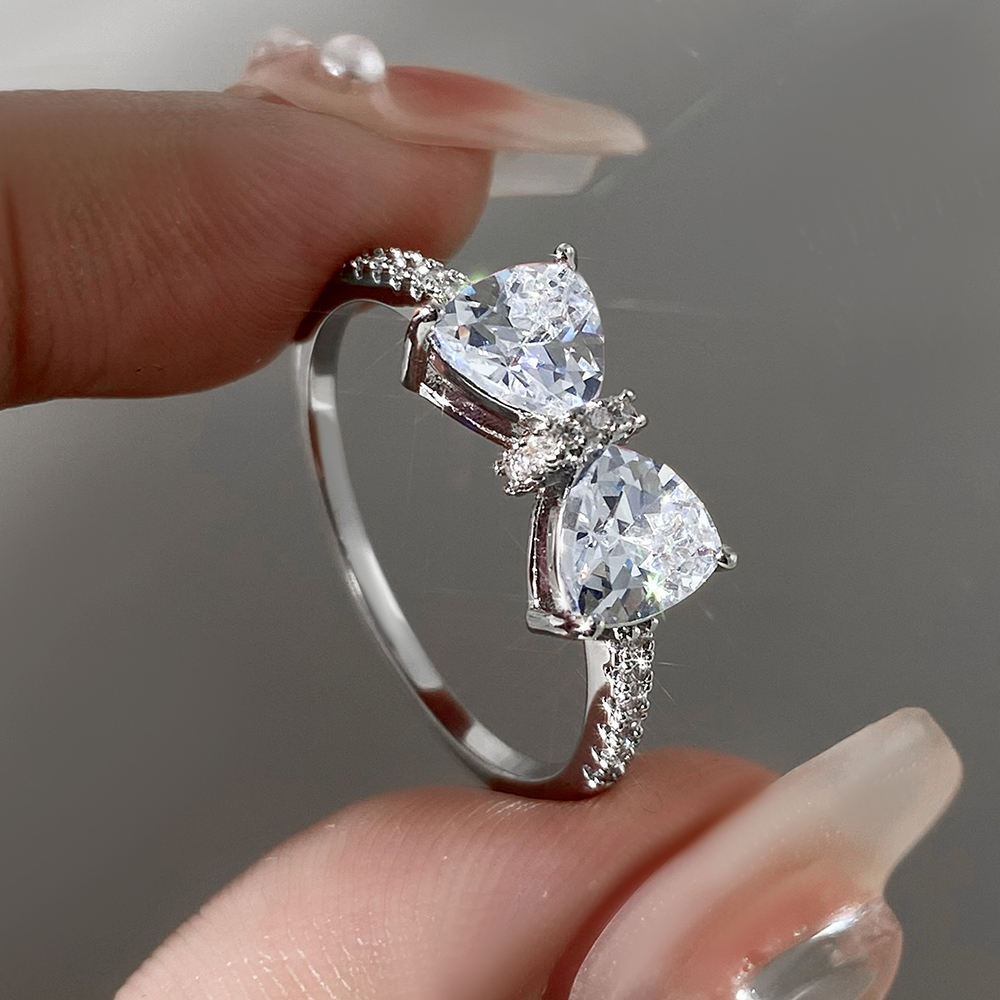 White stone rhodium plating R1951