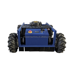 Умный Интеллектуальный гусеничный газонокосилка с дистанционным управлением перезаряжаемая электрическая газонокосилка с расширенной режущей травяной коробкой - Product Image 5