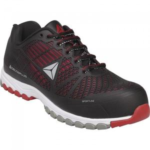 DELTA PLUS - DSPORSPNR42 Chaussures Mesh/polyuréthane noir-rouge-s1p hro src - EAN 3295249209346 CHAUSSURES DE SÉCURITÉ ET FORMATEURS DE SÉCURITÉ - Product Image 1