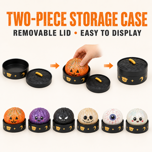 Jouet Squishy Pailleté Halloween en Panier – 6 Motifs Assortis – Doux et Moelleux – Idéal pour Fêtes d'Enfants – Vente en Gros - Product Image 5