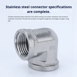 Top Xây Dựng Thép Không Gỉ 6-Điểm Kết Nối Trực Tiếp Nội Bộ Bên Ngoài Chủ Đề Khớp Nối <span class=keywords><strong>Tee</strong></span> Khuỷu Tay Giảm Phụ Kiện Đường Ống - Product Image 3