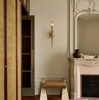 Lampe murale LED rétro en cuivre forgé à la main, style italien, avec abat-jour en albâtre, interrupteur mural, décoration de luxe pour salon, chambre à coucher, chevet