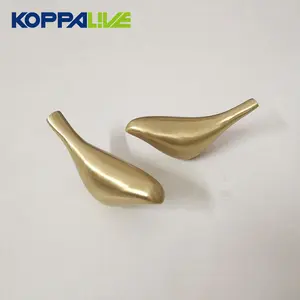 Wholesale Bird Brass Kitchen Cabinet Pulls and Knobs Nordic Style Copper Wardrobe Door Knob Drawer Knobs