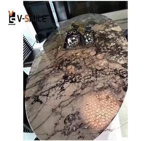 Trung Quốc Dark màu xám đá cẩm thạch với chồng chéo đường cong tĩnh mạch jamb bảo vệ cửa vỏ Cửa & khung cửa sổ - Product Image 6