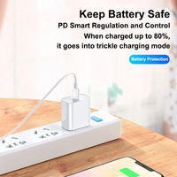 Câble de Charge Rapide USB C PD 20W 3A de Haute Qualité, 1m ou 2m, Conducteur en Cuivre Pur pour iPhone 11/12/13/14 Max/Pro, Ordinateur et Imprimante