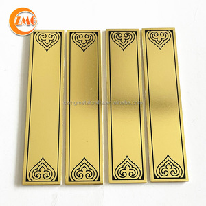 Bán Buôn Giá Rẻ Chất Lượng Cao Tùy Chỉnh Bạc/Vàng Tự Dính Khắc Brass Logo Tên Tấm - Product Image 5