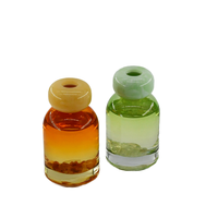 Bouteilles en verre transparentes vides pour diffuseur de roseaux avec bouchons en plastique, bâtonnets de roseaux et boîtes cadeaux, couleur personnalisée