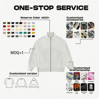 Sweat-shirts à fermeture éclair personnalisés pour hommes, sweats à quart de zip avec logo, ensemble de survêtement tendance, design streetwear oversize, MOQ 1 sweat-shirt